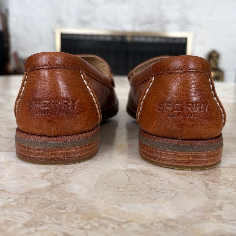 Sperry Seaport Classic Leather Penny Loafers - Picture 7 of 15